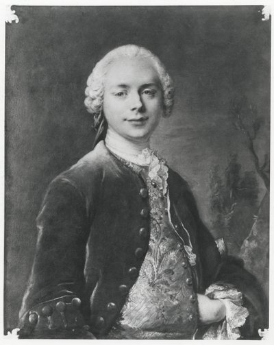 Portrait of Jean Baptiste Louis Gresset by Louis Tocqué